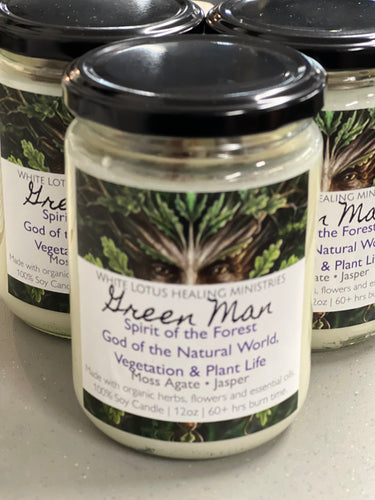 The Green Man Candle
