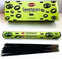 Sweet Grass Incense Hex Pack