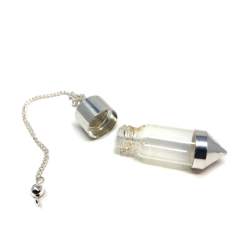 Chambered Empty Glass Pendulum 2