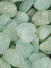 Prehnite, Tumbled