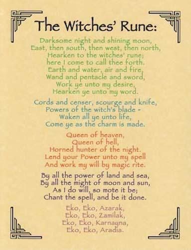 Witches' Rune Page