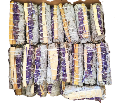 White Sage, Palo Santo, and Lavender Smoke Bundle