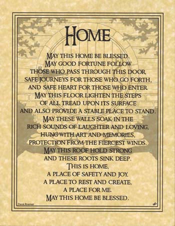 Home Blessing Pages