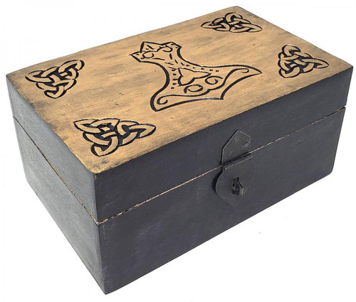 Thor's Hammer Wood Box