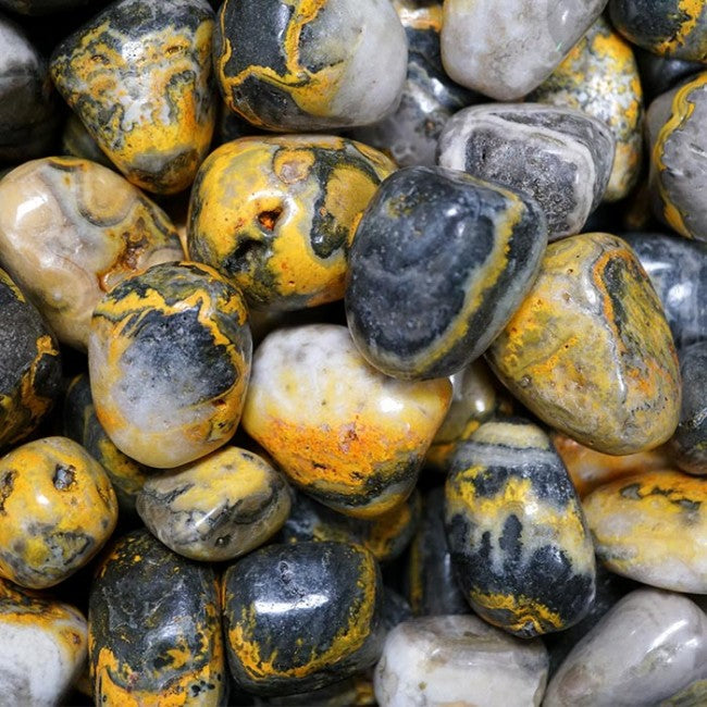 Bumble Bee Stone, Tumbled