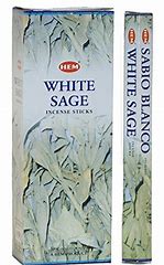 White Sage Incense Hex Pack