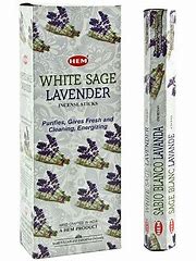 Lavender and Sage Incense Hex Pack