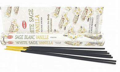 Vanilla and Sage Incense Hex Pack
