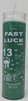 Fast Luck 7 Day Candle Green)