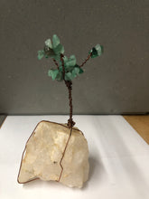 Crystal Tree W/Copper Handmade W/ Quartz Base