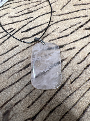 Lg. Rose Quartz Necklace