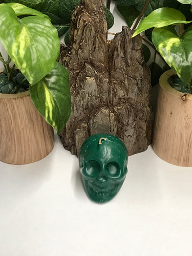 Small Skull Candle