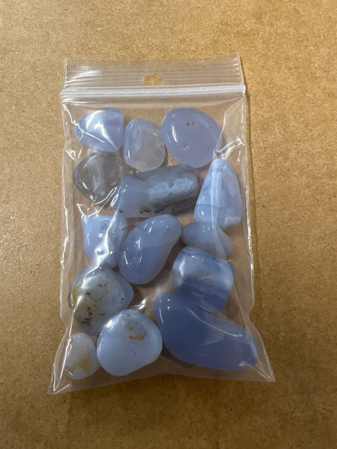 Blue Lace Agate, Small Bag