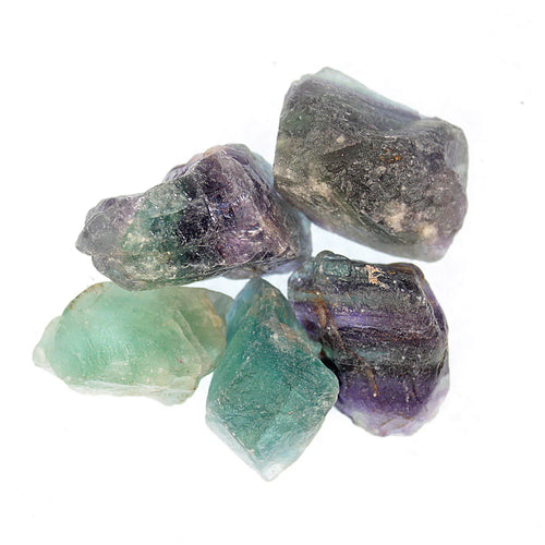 Rainbow Fluorite, Raw