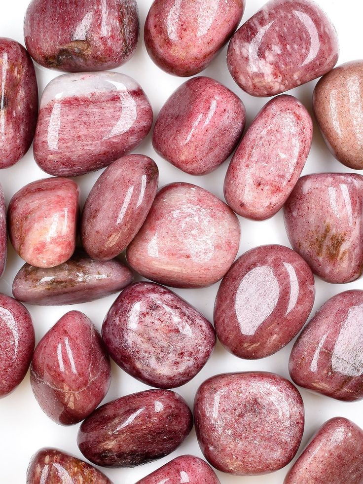 Thulite, Pink, Tumbled – The Witch Depot
