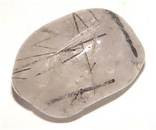 Quartz, Tourmalated (Tourmalinated Quartz), Tumbled